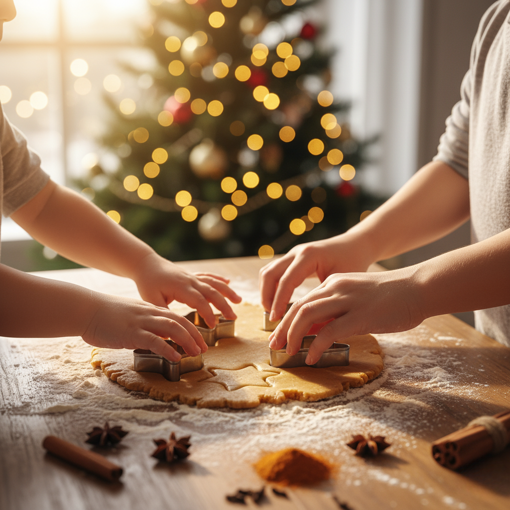 Mit Kindern Lebkuchen backen